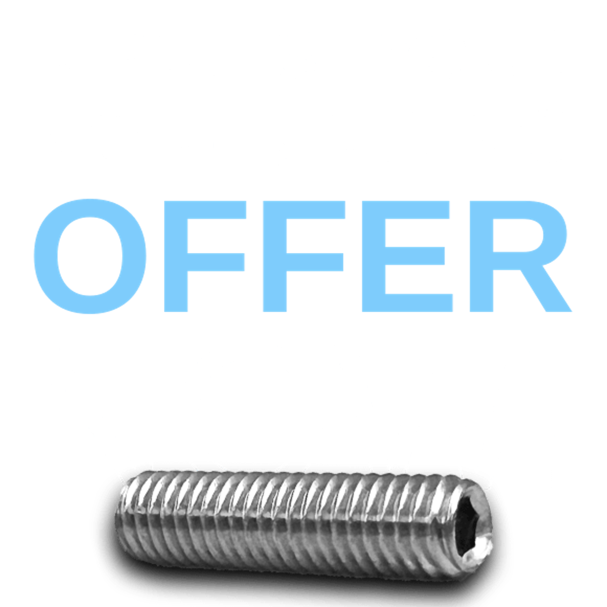 We will be happy to advise you on the right choice of grub screws and grub screws